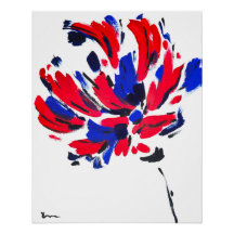 Exploded Flower | Modern Abstract Floral Art