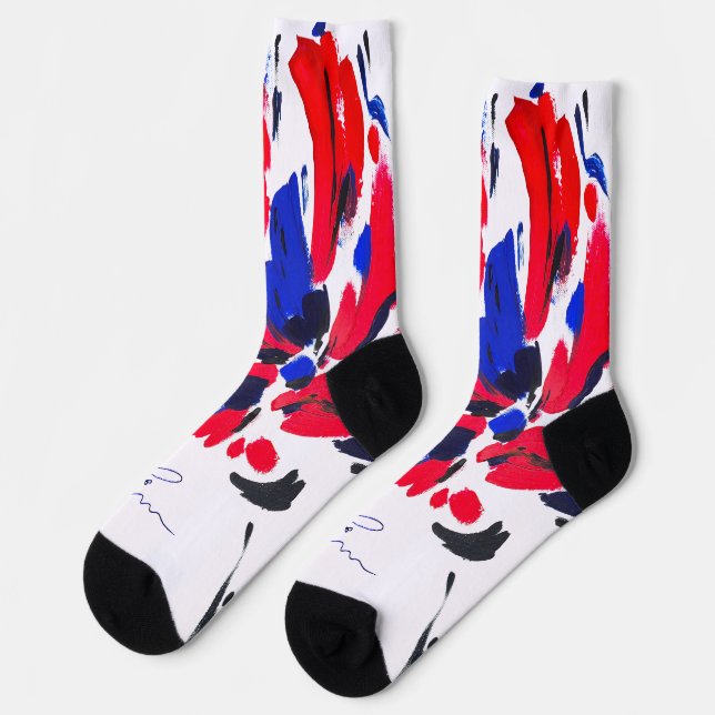 Exploded flower socks (Left)