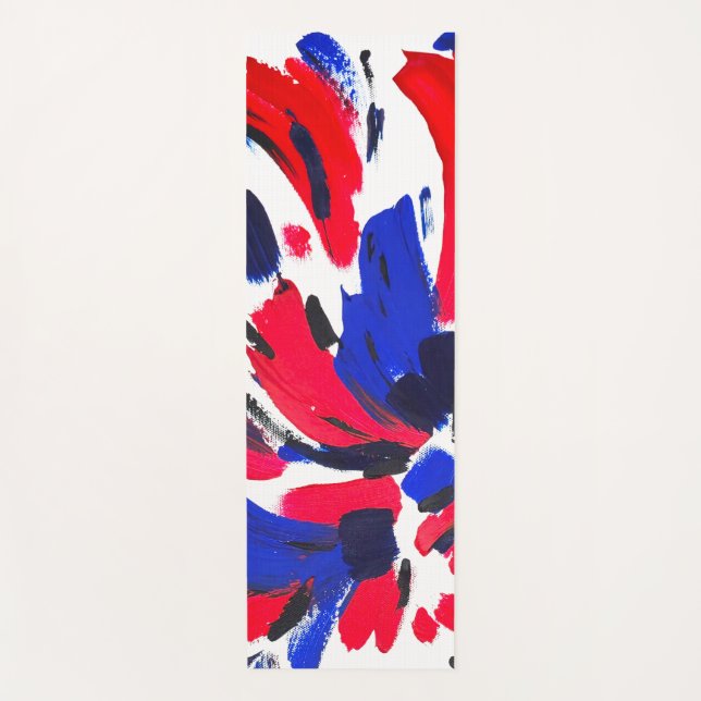 Exploded flower yoga mat (Front)