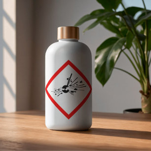 Exploding Bomb - GHS Label