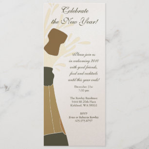 Exploding Champagne Party Invitation