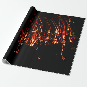 Exploding firework sparkles enlighten you! wrapping paper