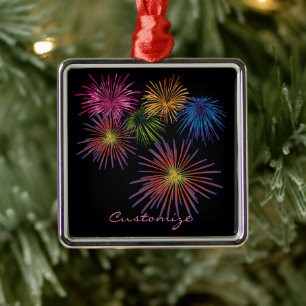Exploding Fireworks Thunder_Cove Ceramic Ornament