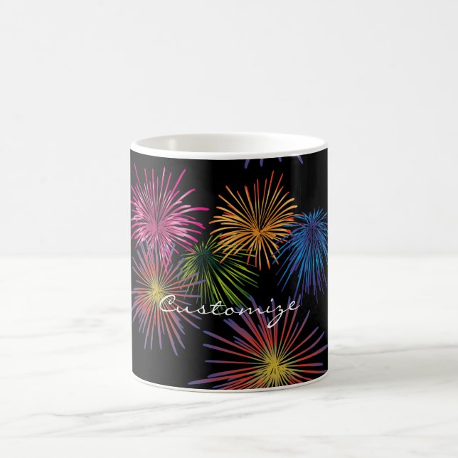 Exploding Fireworks Thunder_Cove Coffee Mug (Center)