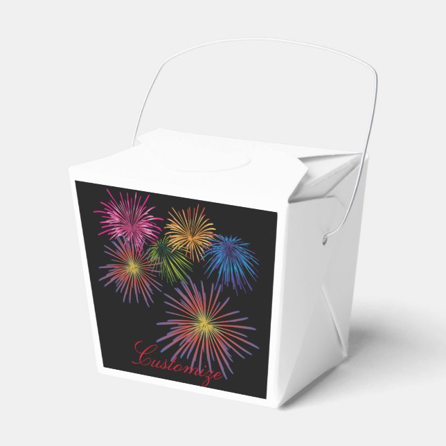 Exploding Fireworks Thunder_Cove Favour Box (Front Side)