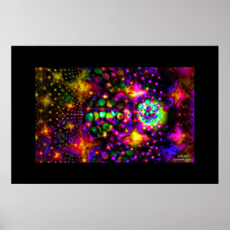 Exploding Jewels Poster
