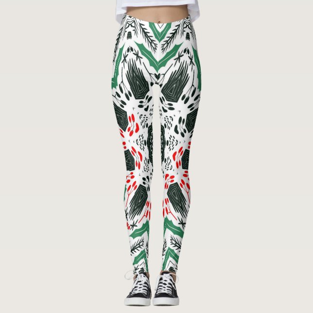 Exploding leaf Leggings (Front)
