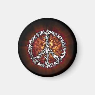 Exploding Peace Sign Magnet