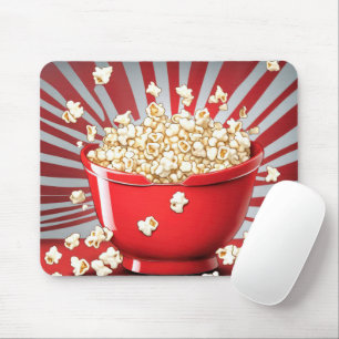 Exploding Popcorn Bowl Mouse Mat