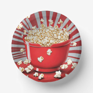 Exploding Popcorn Bowl Paper Plate