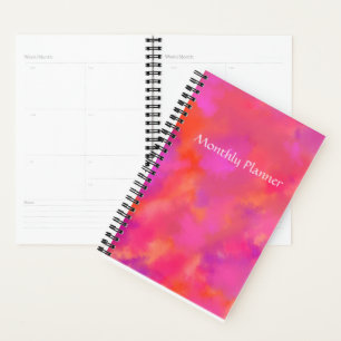 Exploding Sky Monthly Planner