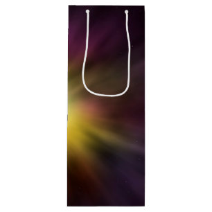 Exploding Star Cool Digital Space Artwork Wine Gift Bag