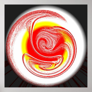 Exploding star poster