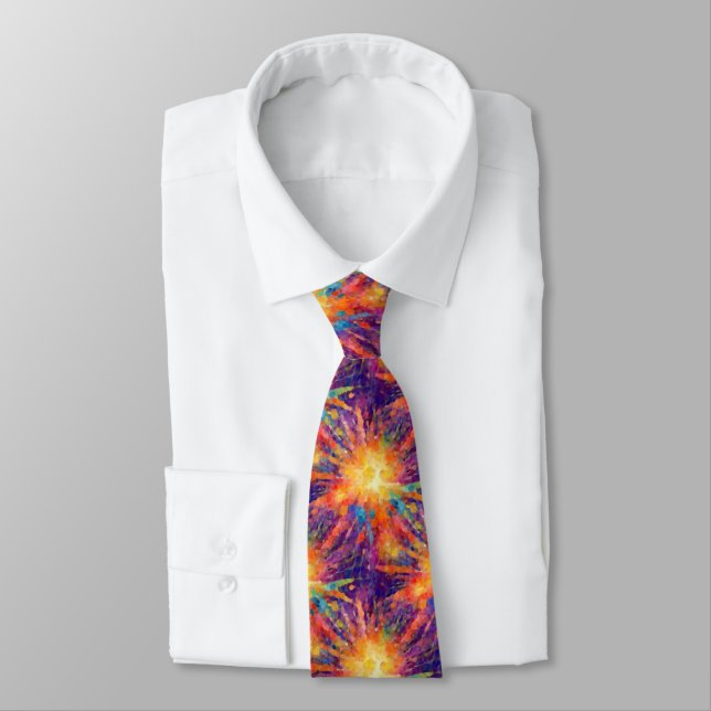 Exploding Star Tie (Tied)
