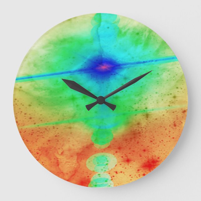 Exploding Star Wall Clock (Front)