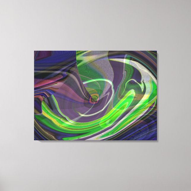 Exploding Universe Abstract IV Wrapped Canvas (Front)