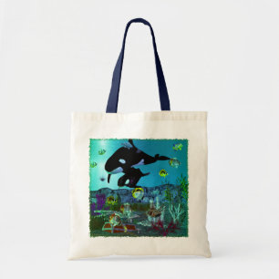 Exploration 3D Aquarium ORCA Tote Bag
