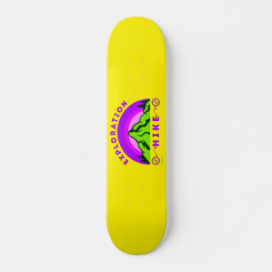 EXPLORATION HIKE mountaineer hiker gift Skateboard