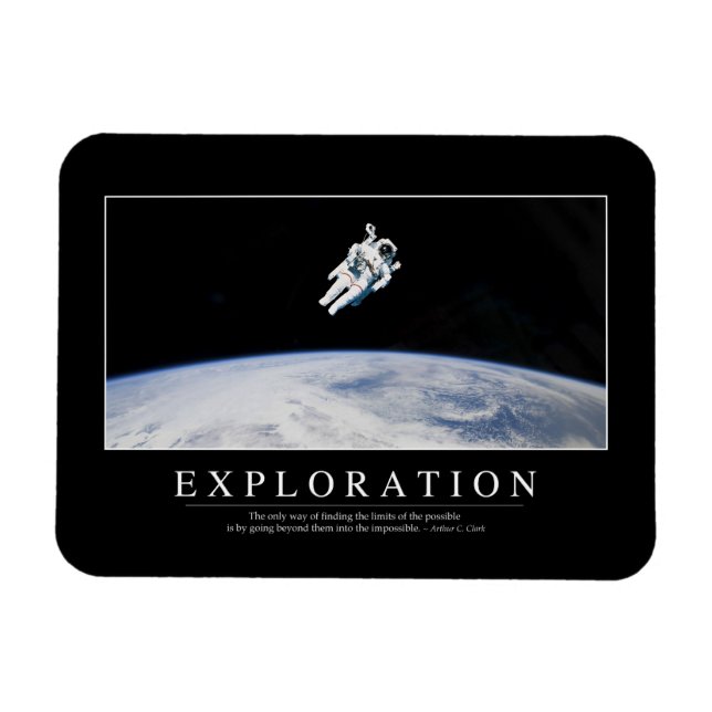 Exploration: Inspirational Quote 1 Magnet (Horizontal)