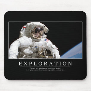 Exploration: Inspirational Quote 2 Mouse Mat
