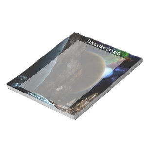 Exploration Of Space Fractal Art Notepad