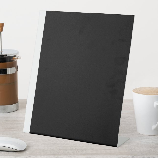 Explore a Captivating Black and White Photo  Pedestal Sign (In SItu)