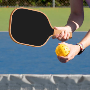 Explore a Captivating Black and White Photo  Pickleball Paddle