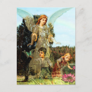 Explore - A Guardian Angel Watches Postcard