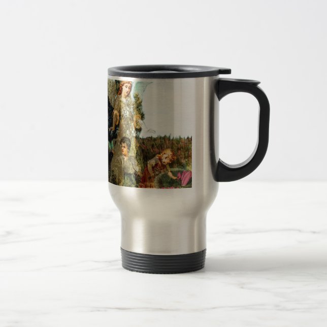 Explore - A Guardian Angel Watches Travel Mug (Right)