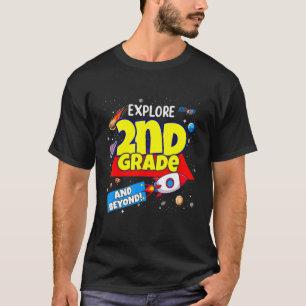 Explore And Beyond 2nd Grade Back To School Boys G T-Shirt