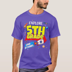 Explore And Beyond 5th Grade Back To School Boys G T-Shirt