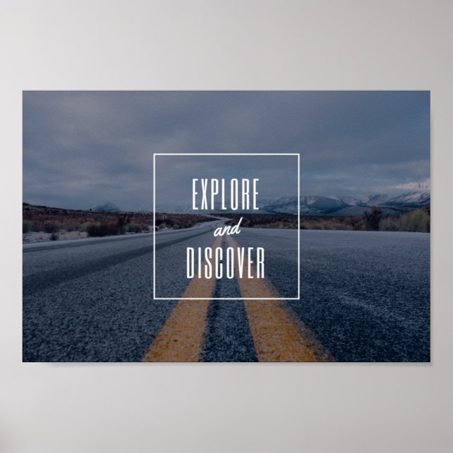 Explore and Discover Poster (Front)