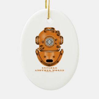 Explore Another World (Deep Diving Helmet) Ceramic Tree Decoration