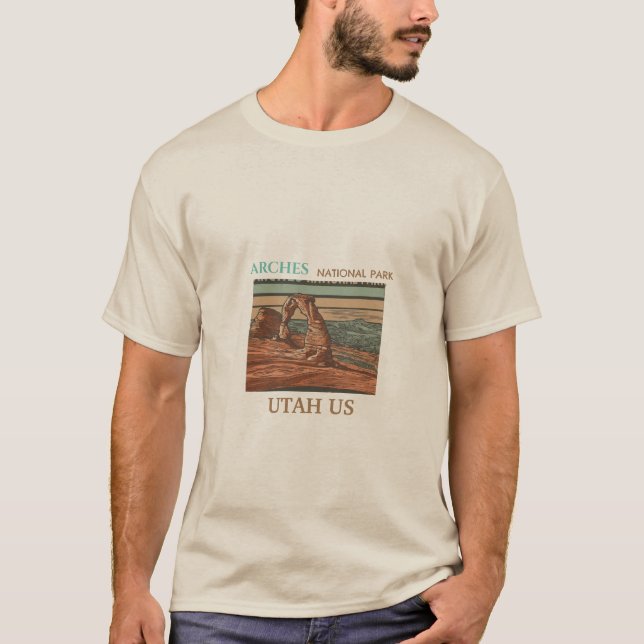 Explore Arches National Park T-Shirt (Front)