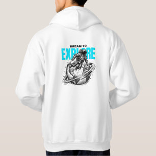 EXPLORE Astronaut T-Shirt Graphic Space Explorer Hoodie