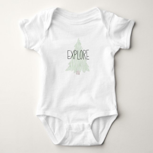 Explore Baby Jumpsuit (Front)