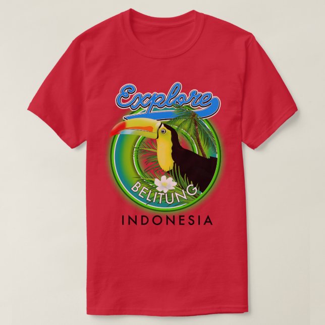 explore Belitung island Belitung travel T-Shirt (Design Front)
