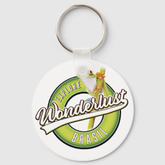 explore brazil wonderlust  car magnet key ring