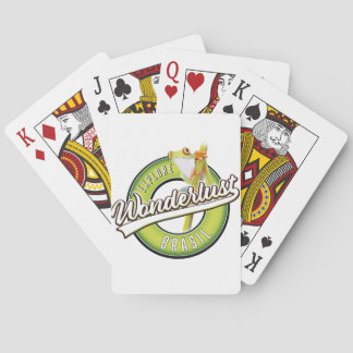 explore brazil wonderlust car magnet poster playing cards