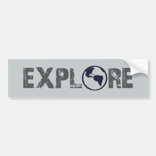 Explore Bumper Sticker