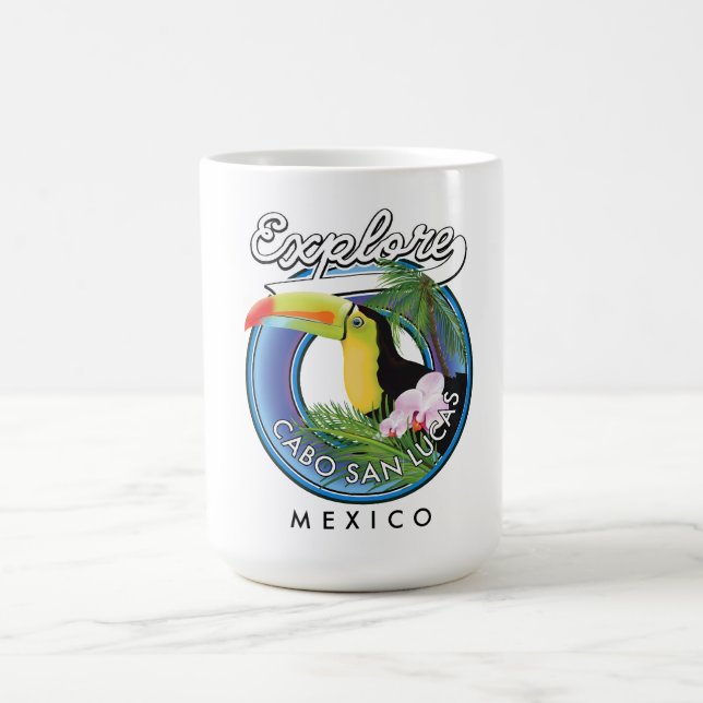 explore cabo san lucas mexico travel patch coffee mug (Center)