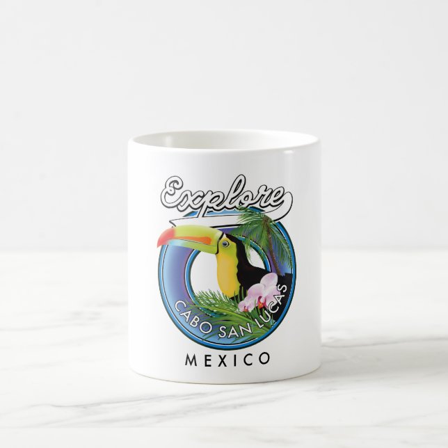 explore cabo san lucas mexico travel patch metal p coffee mug (Center)