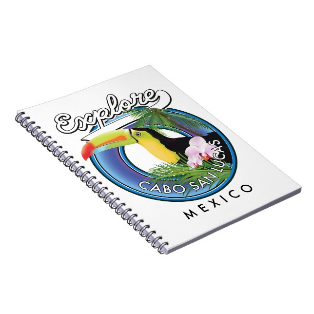 explore cabo san lucas mexico travel patch notebook (Right Side)