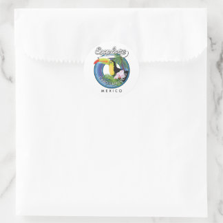 explore cabo san lucas mexico travel patch photo p classic round sticker