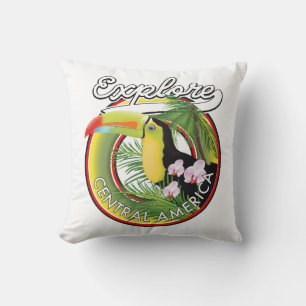 Explore Central America logo. Cushion