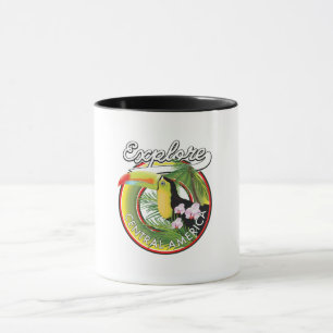 Explore Central America logo. Mug