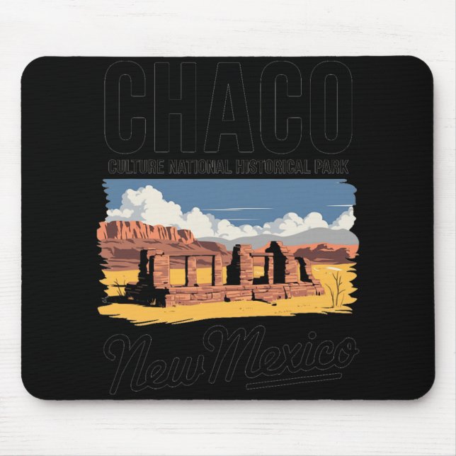 Explore Chaco Culture National Park New Mexico  Mouse Mat (Front)
