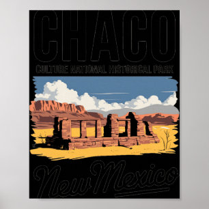 Explore Chaco Culture National Park New Mexico Poster