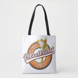 explore Chile wonderlust Tote Bag