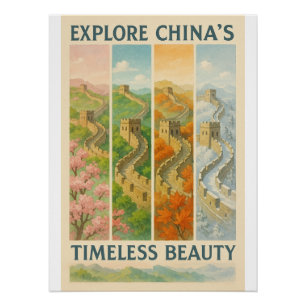 Explore China’s Timeless Beauty Poster